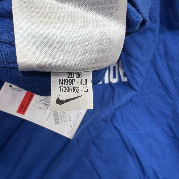 NEW Indianapolis Colts Nike Essential Local Phrase Cotton Shirt Blue LG - Picture 8 of 11